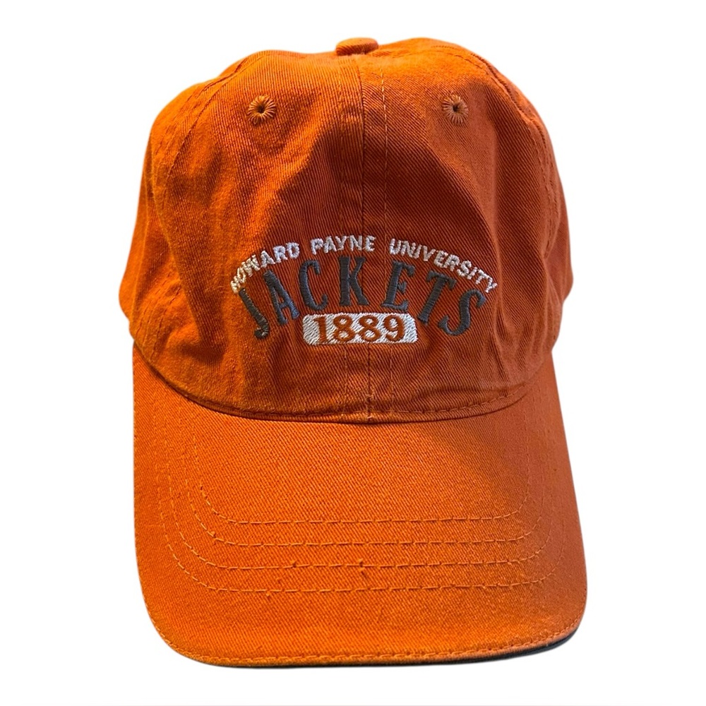 Howard Payne University Yellow Jackets Orange Baseball Hat Cap Embroidered